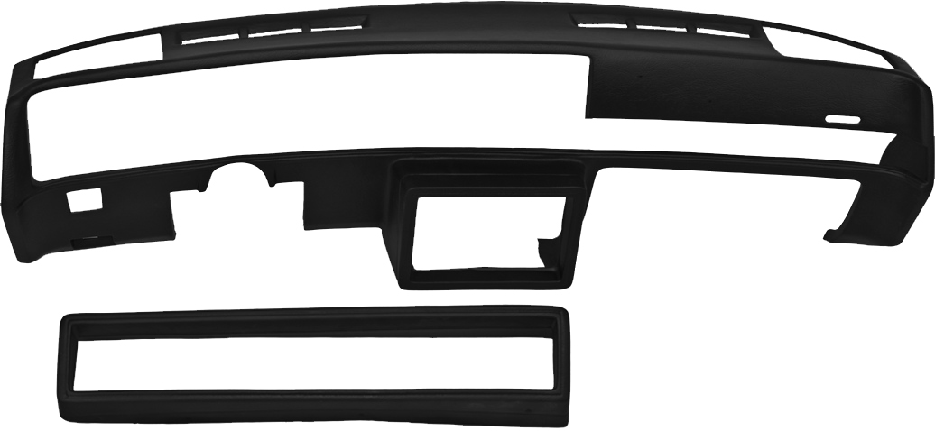 78-88 Oldsmobile Cutlass 442 H/O Dash Cover Overlay 1590 Black