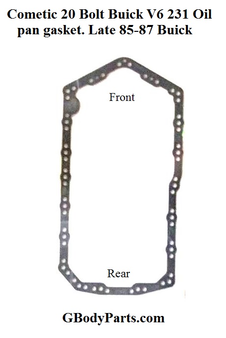 Cometic 20 bolt oil pan gasket
