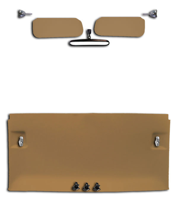 GBody T-Top Headliner Combo (Headliner and Clips, Coat Hooks, Visors and Swivels)
