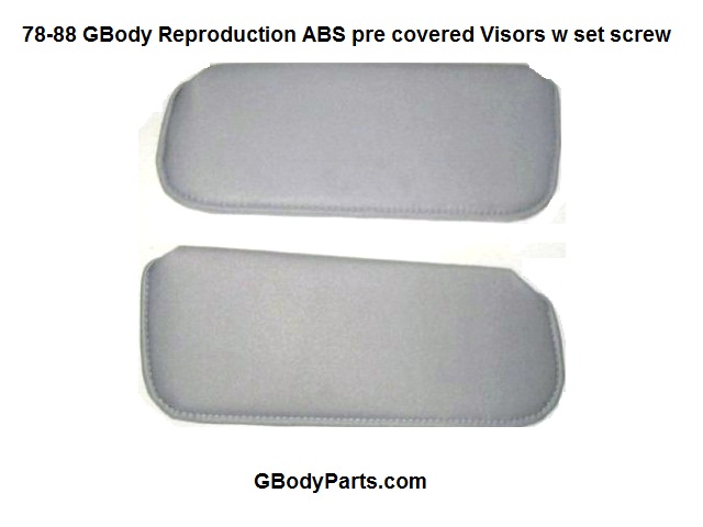 Reproduction Non-illuminated Sun Visors