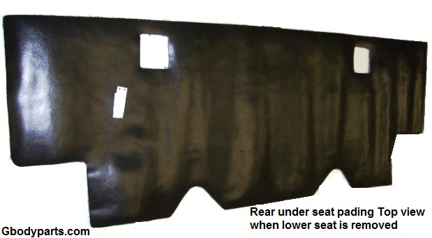 Rear Under Seat Jute Padding