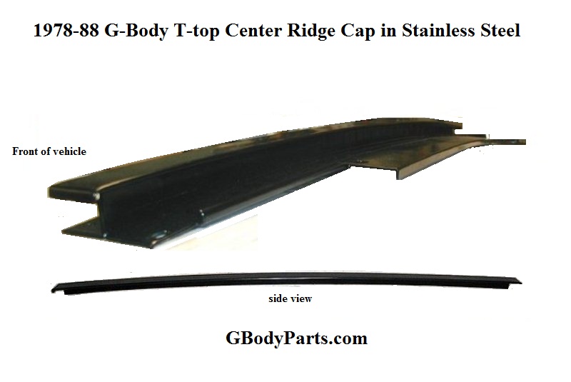 Stainless T-Top Center Ridge Cap