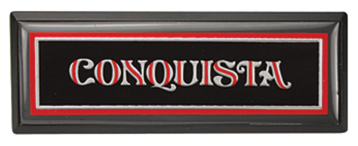 1981-85 Conquista Dash Name Plate Emblem