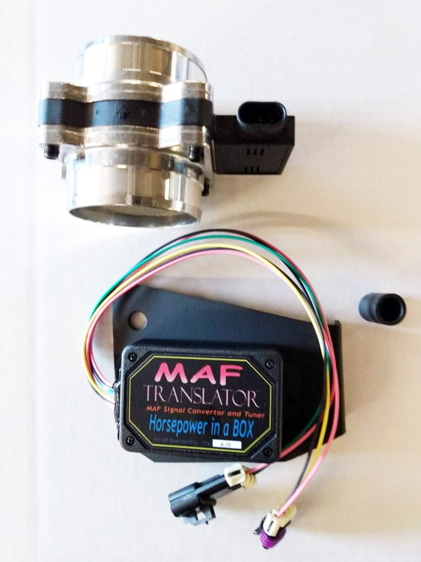 86-87 Turbo Buick MAF Translator, Bracket and Polished LT1 4.0 Sensor Combo