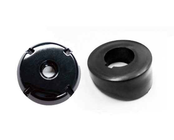El Camino / Malibu Manual Antenna Bezel and 4 Point Black Nut Combo