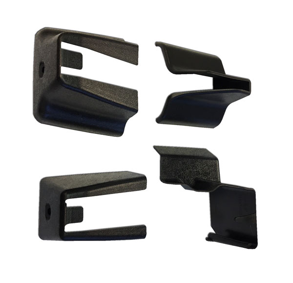 GBody Manual Bucket Seat Track Plastic Cover Set, Passenger Side 4 PC
