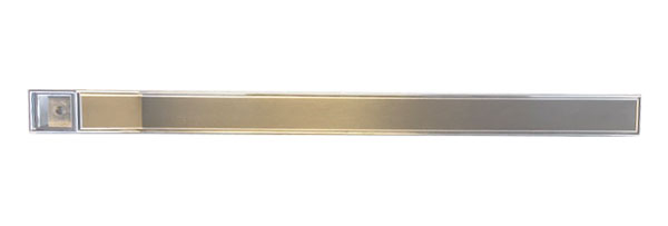 84-87 Turbo Buick door panel Escutcheon trim Rear, brushed gray