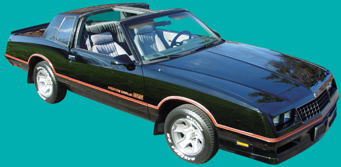 1985-86 MONTE CARLO SS Exterior Decals