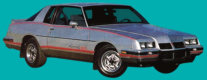 1986 GRAND PRIX 2+2 Exterior Decals