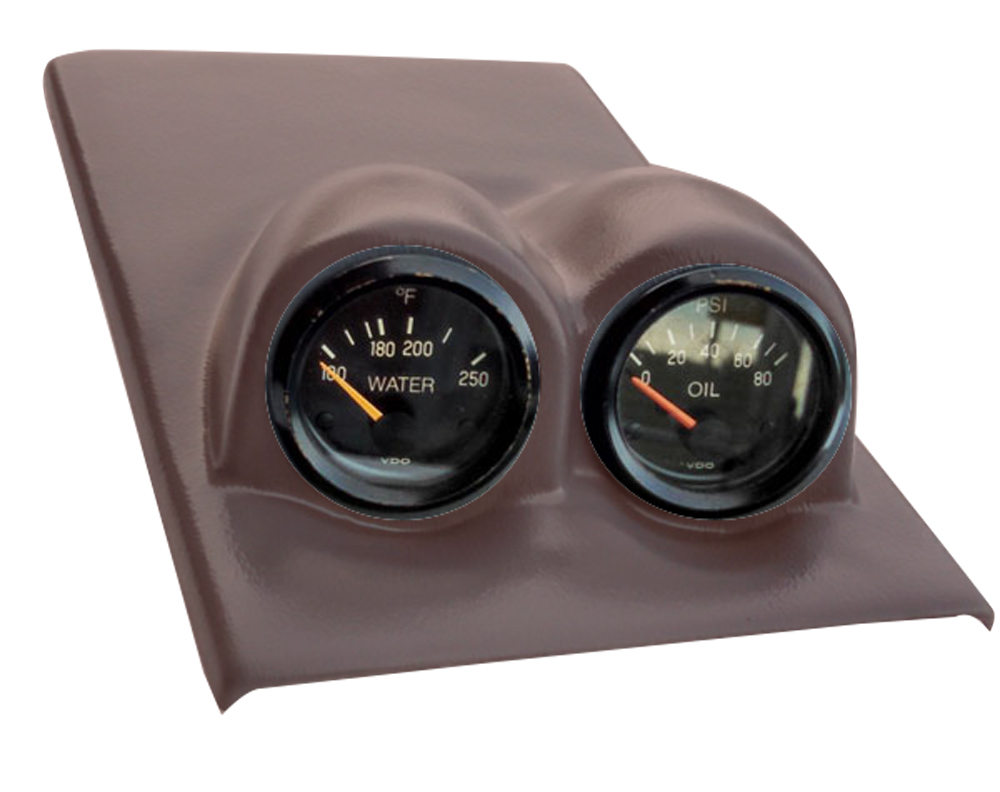 2 Gauge Console Race Pod 1591 Burgundy