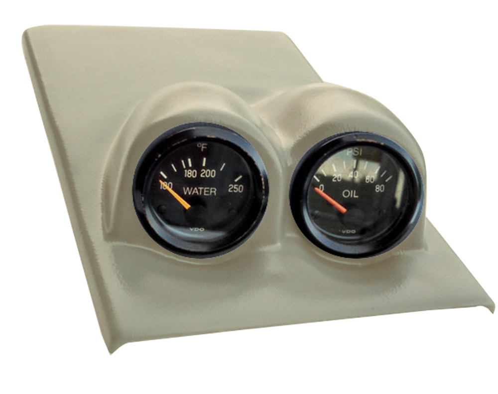 2 Gauge Console Race Pod 1596 Tan