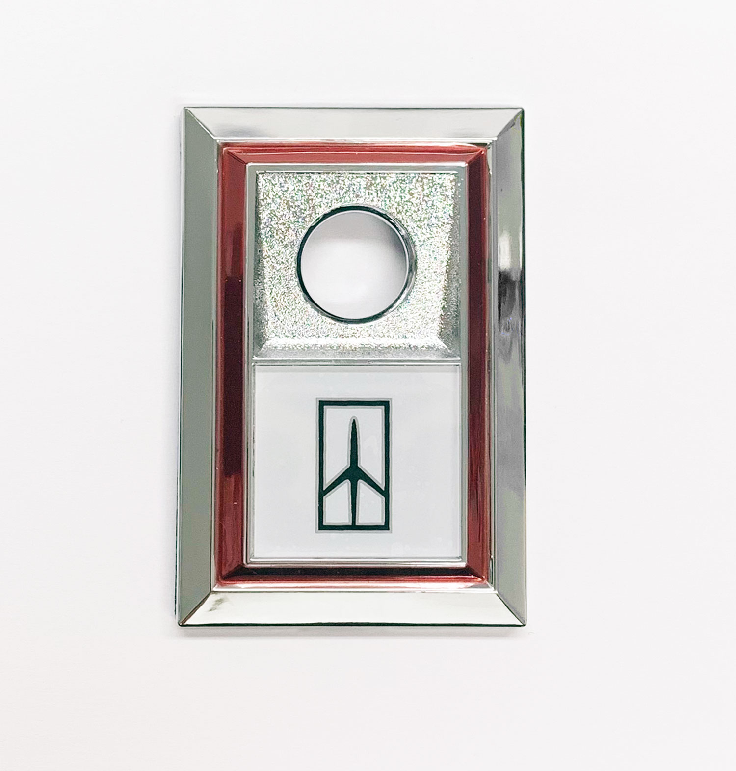 1981-88 Oldsmobile Cutlass Rocket Trunk Lock Emblem Bezel Replaces GM 20196929