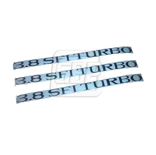 Grand National Turbo Regal Aftermarket 3.8SFITURBO Hood Emblem STICKER Grand National Turbo Regal Aftermarket 3.8SFITURBO Hood Emblem STICKER