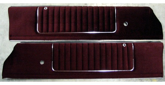 Monte Carlo / El Camino Show Quality Upper Door Panels with Rear Seat Inserts