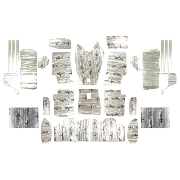 1978-87 GM G-Body Full T-Top Insulation and Sound Dampening Kit