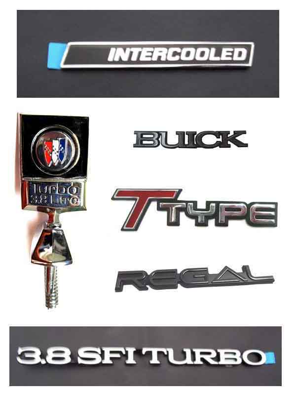 1986 T-Type WH-1 EMBLEM KIT