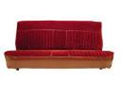 Chevrolet Truck 1981-1987 Standard Cab Front Bench Seat - Navy Blue Vinyl and Y668 Navy Blue Velour