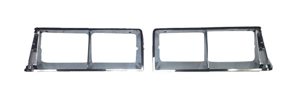 1984 -87 Buick Turbo Regal T-type Chrome Headlight Bezels