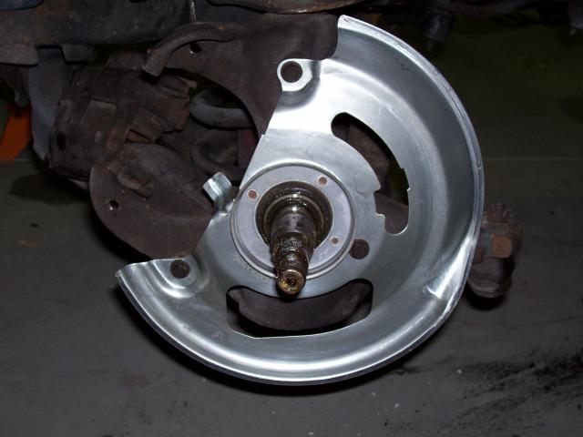 Front Disc Brake Dust Shields