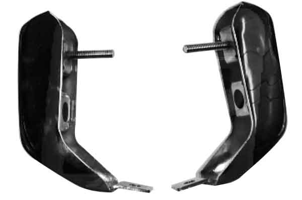 81-87 Regal Rear bumper guard Bumperettes - Chrome
