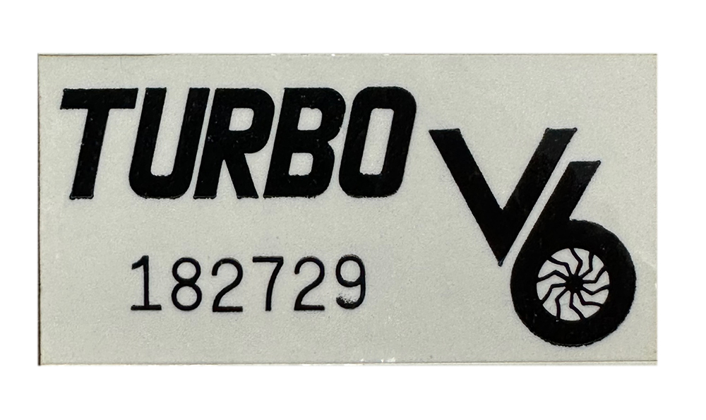 Grand National / T Type Coil Pack Sticker Label Decal