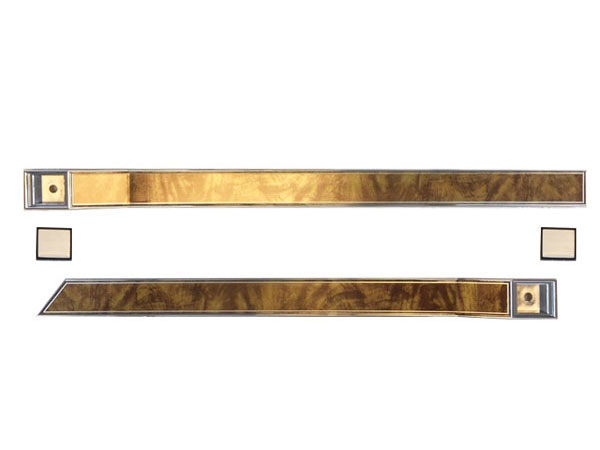 81-86 Buick Regal door panel Escutcheon trim Passenger Side Set, wood grain