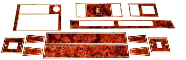 1984-88 Limited Edition Cutlass 442 and Hurst / Olds Gold pin stripe Dash Overlay Kit