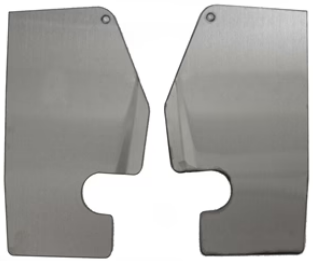 1983-1988 Chevy Monte Carlo Headlight Opening Filler Stainless Pair