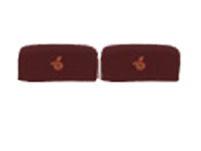 Turbo Regal Reproduction Seat Head Rest Cover Set Burgundy