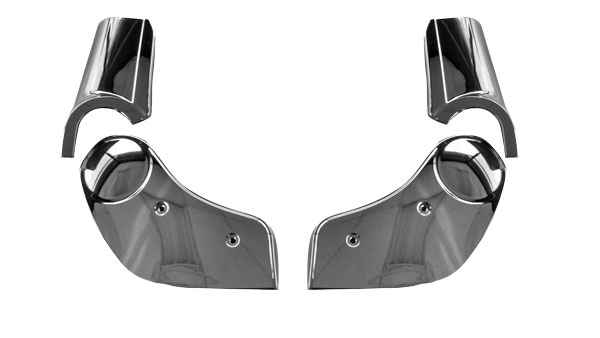 78-88 Oldsmobile Cutlass Supreme Chrome reclining seat hinge cover set