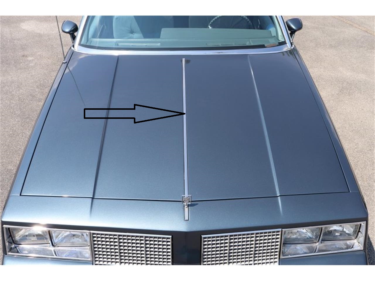 81-88 Cutlass Center Hood Trim