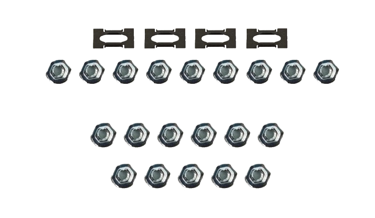 1981-87 Turbo Buick Regal Grand National Impact Strip Install kits Set of Front and Rear