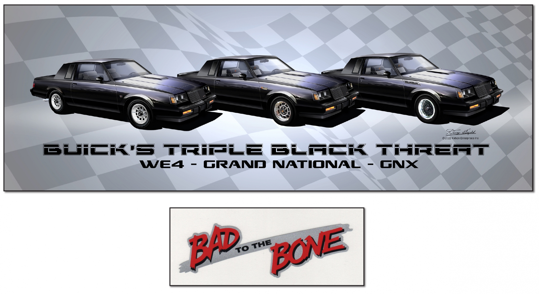1987 TURBO REGAL WE4 GRAND NATIONAL GNX BANNER