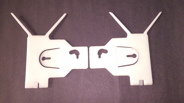 81-88 Oldsmobile Cutlass Lower Molding Clips Passenger Side Rear