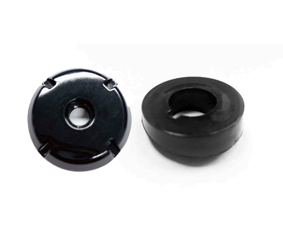 81-88 Monte Carlo Manual Antenna Bezel and 4 Point Black Nut Combo