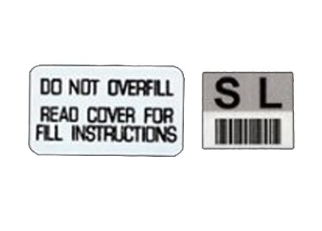 Powermaster Brake Reservoir Stickers