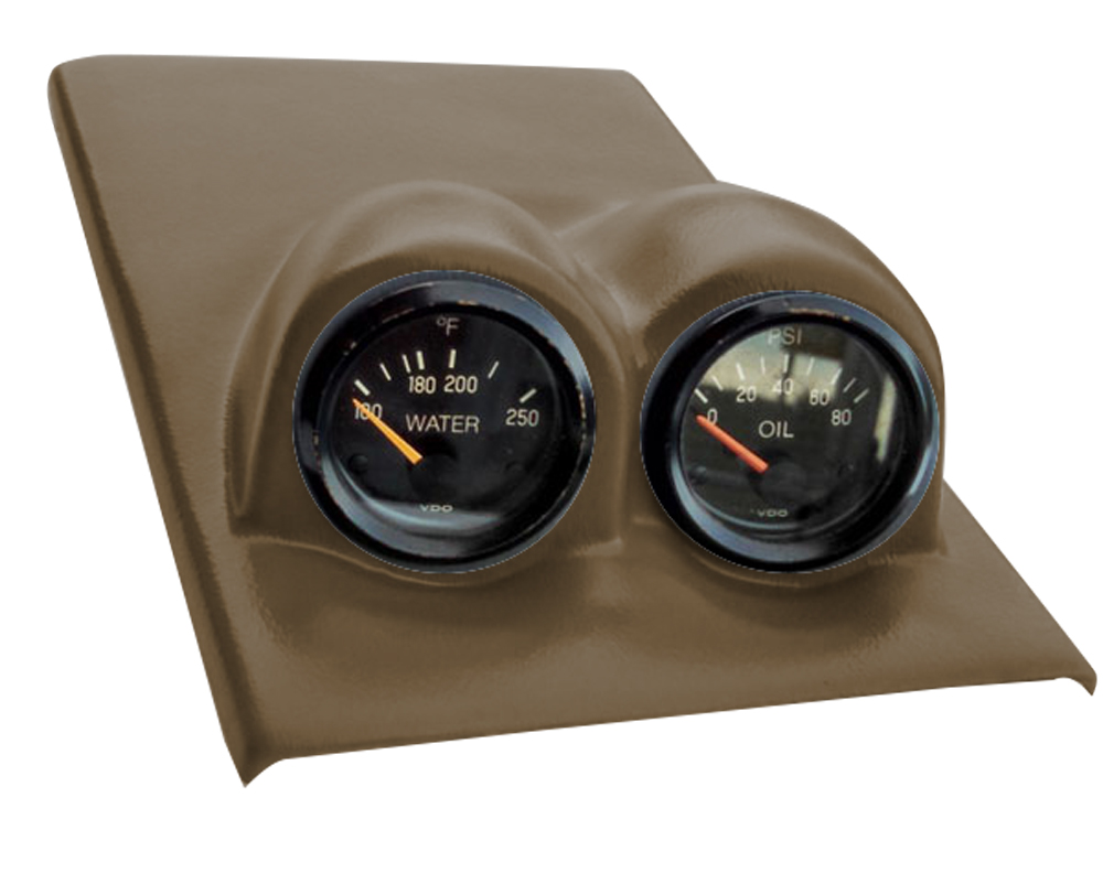 2 Gauge Console Race Pod 1623 Brown