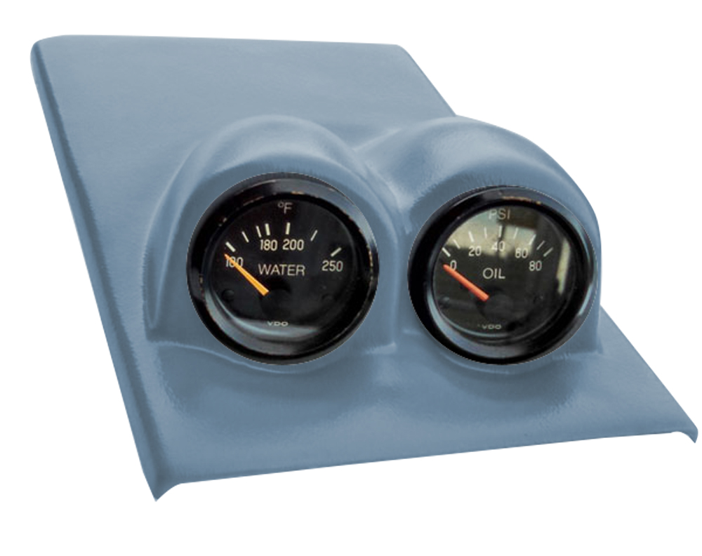2 Gauge Console Race Pod 1624 Light Blue