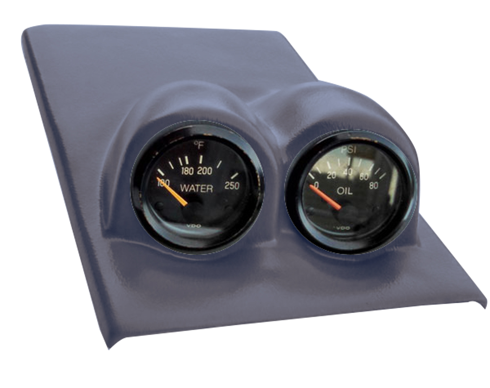 2 Gauge Console Race Pod 1597 Medium Blue