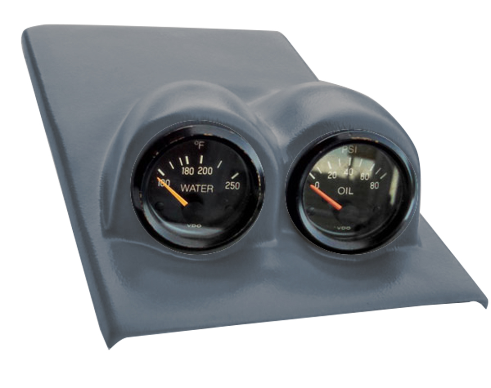 2 Gauge Console Race Pod 1598 Medium Dark Gray