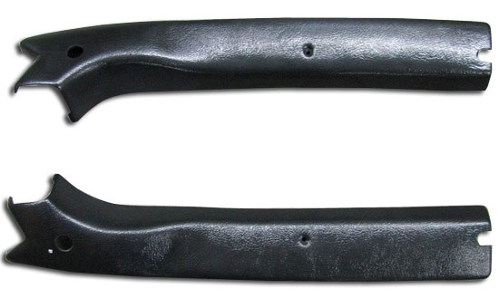 Rear T-top Interior Trim Plastic 1590 Black Set