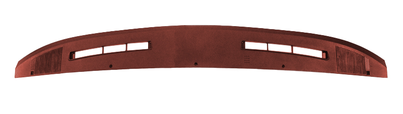 1978-87 Reproduction Upper Dash Speaker Bezel Panel Burgundy