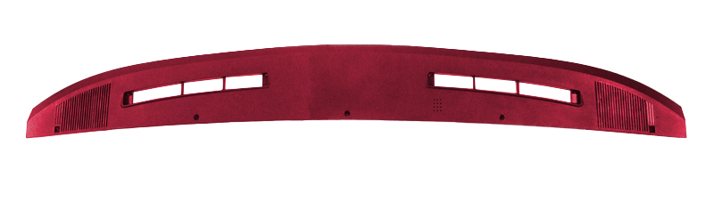 1978-87 Reproduction Upper Dash Speaker Bezel Panel Maple Red