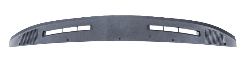 1978-87 Reproduction Upper Dash Speaker Bezel Panel Medium Dark Grey