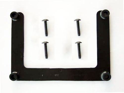 83-88 Monte Carlo SS / El Camino SS with Choo Choo Nose Front License Plate Tag Bracket and Hardware 83-88 Monte Carlo SS / El Camino SS with Choo Choo Nose Front License Plate Tag Bracket and Hardware