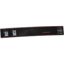 86-88 El Camino Monte Carlo SS Dash Bezel, Sport Black/red trim