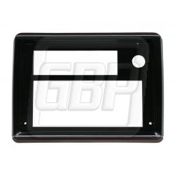 86-87 Radio Face Plate Dark Claret With Silver Trim