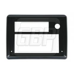 86-87 Radio Face Plate Dark Dark Blue With Silver Trim
