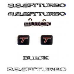 1987 Turbo T  WE-4 EMBLEM KIT