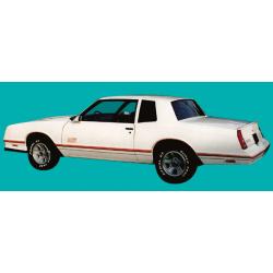 1987-88 MONTE CARLO SS Exterior Decals